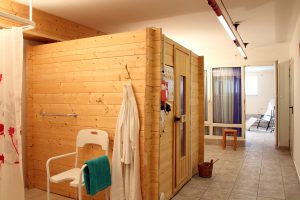 Sauna, Ruheraum, Erholung für unsere Senioren